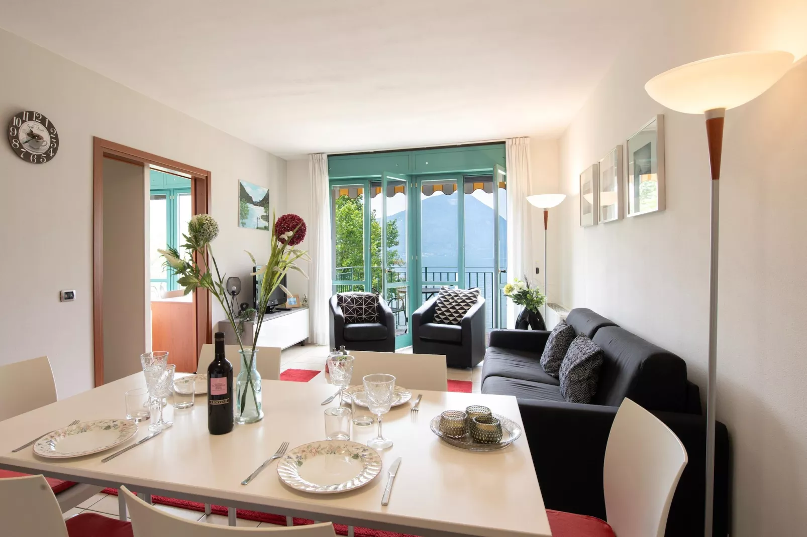 RESIDENCE PORTO LETIZIA - PALACE-1ROOM APT 4 PAX LAKE VIEW DELUXE 8206 - P1LD4 - Esszimmer