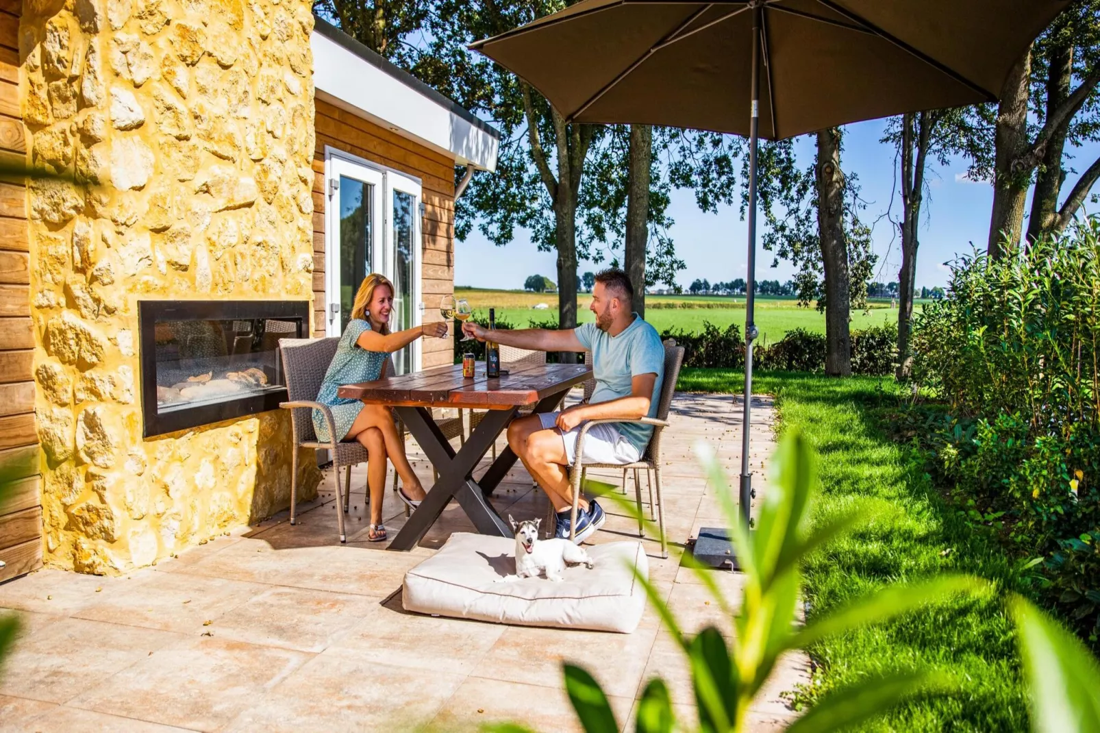 Schaelsbergerbosch - Fireplace & Sauna-Terrasse / balcon