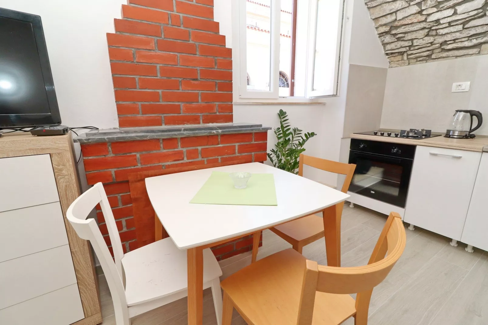 Studio Joković - Studio Apartment with Terrace and City View - Indoor