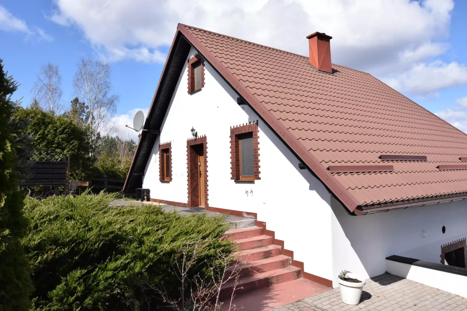 Apartament wakacyjny w Kiedrowicach dla max 6 osób-Außenbereich Sommer