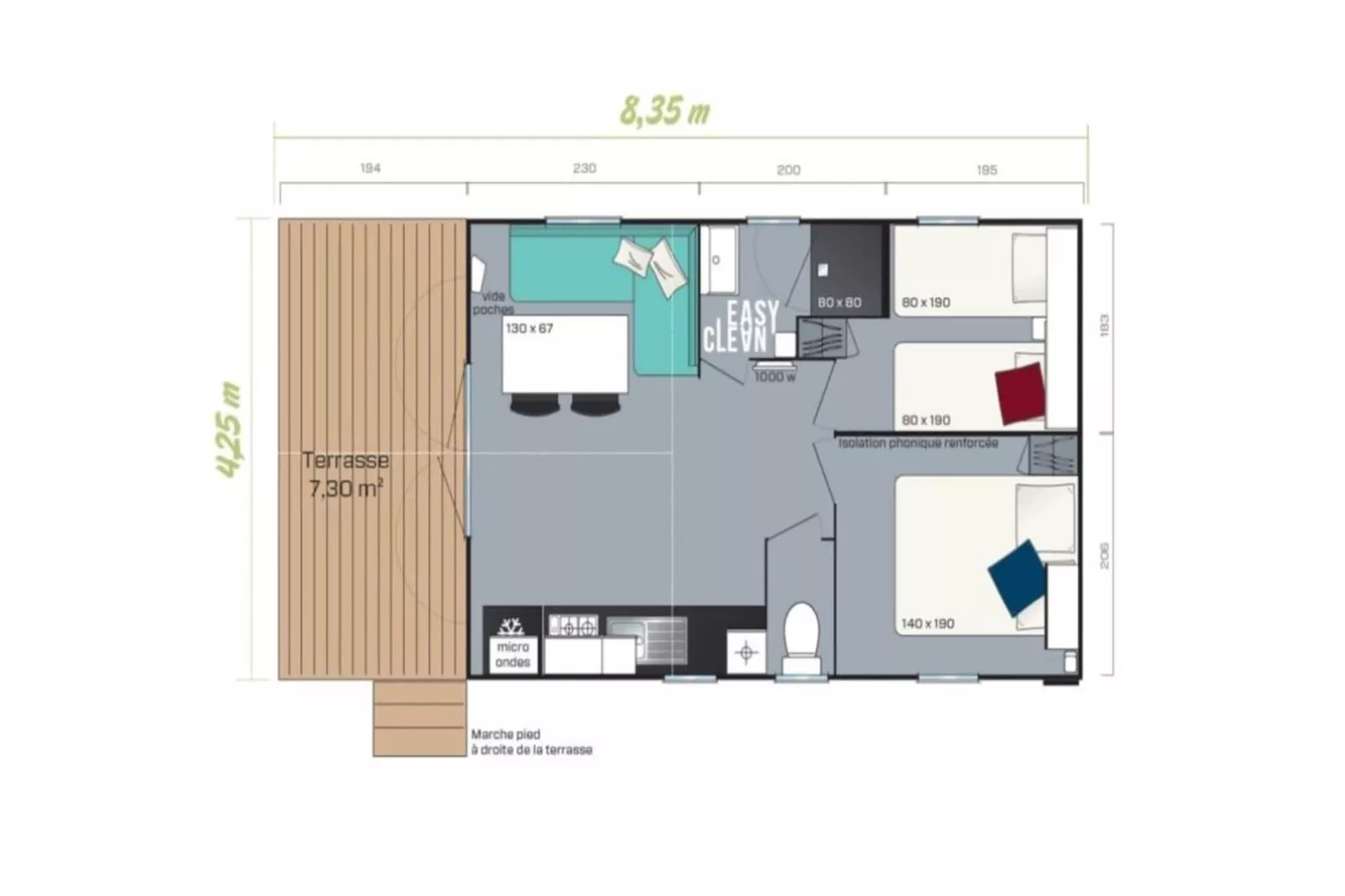 Beach Lodges-Floor plan