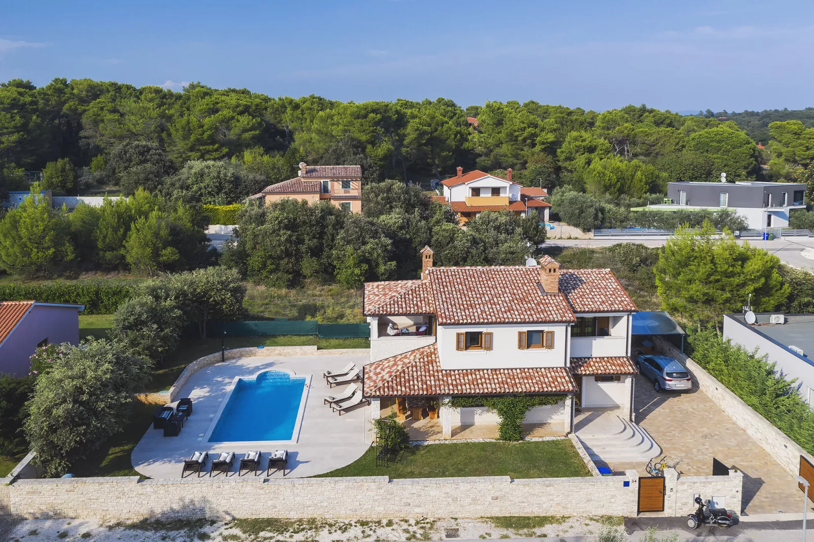 Villa Smrikve-Exterior summer