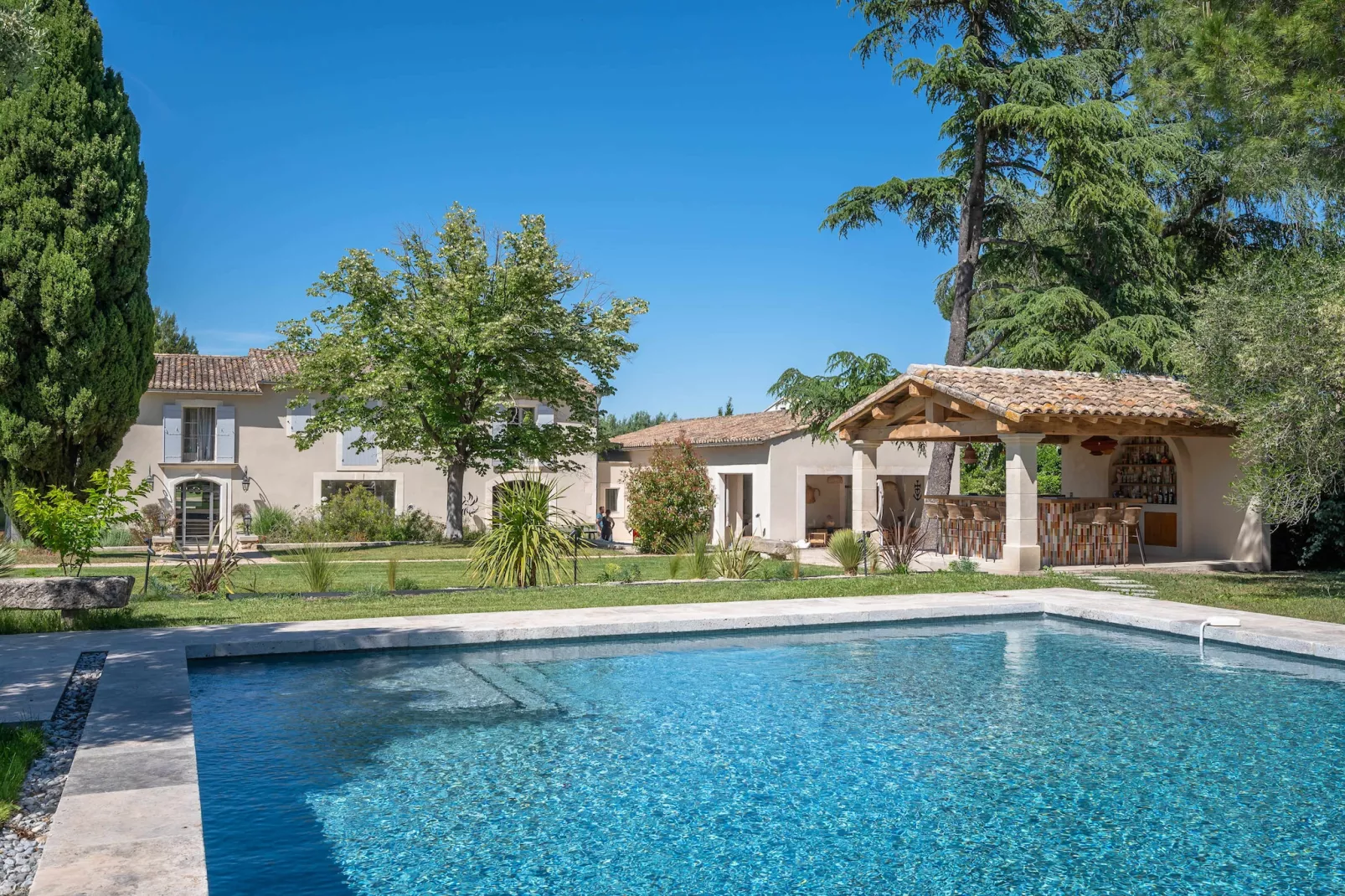 Mas prestigieux au coeur de Saint-Remy-de-Provence-Schwimmbad