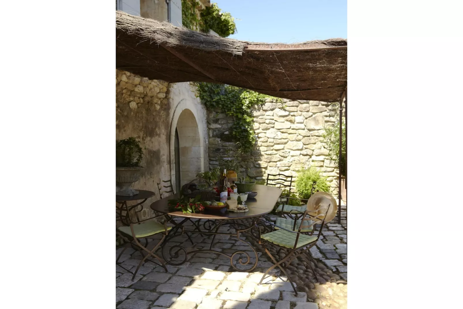 Villa Cépage - Villa De Luxe Au Coeur Du Lubéron-Terrasse/Balkon