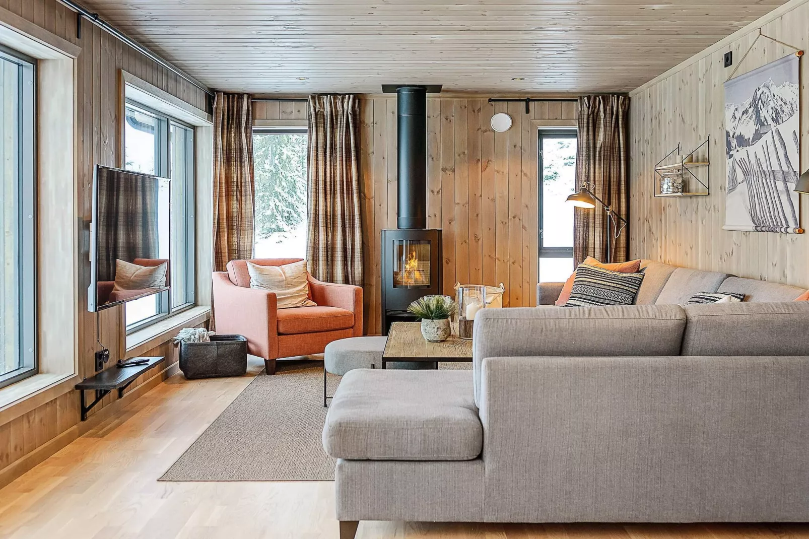 Retraite de Cabine elegante a Varden-By Traum-Intérieur