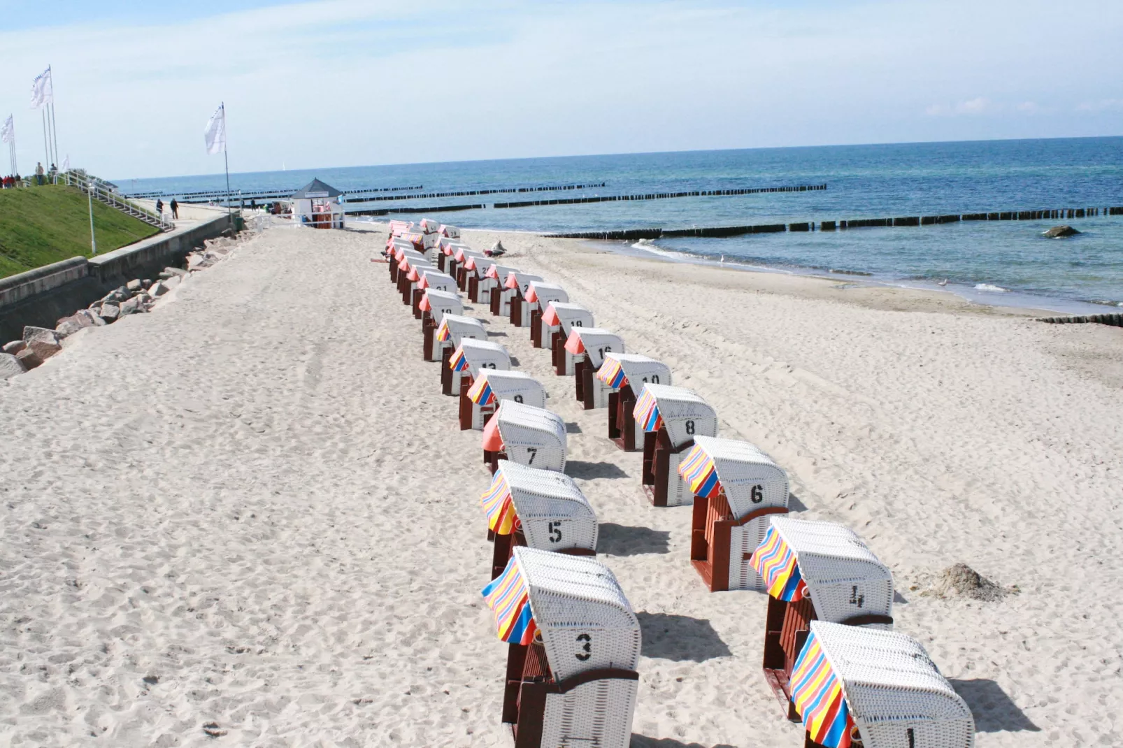 Ferienwohnung Eva mit Meerblick - strandnah - Gebiete Sommer 20 km