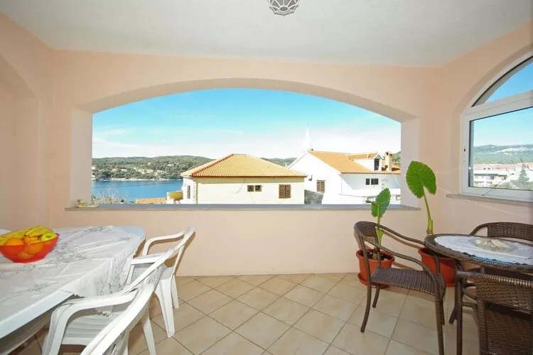 Apartments Villa Rose - Two-Bedroom Apartment with Sea View Terrace-Terrasse