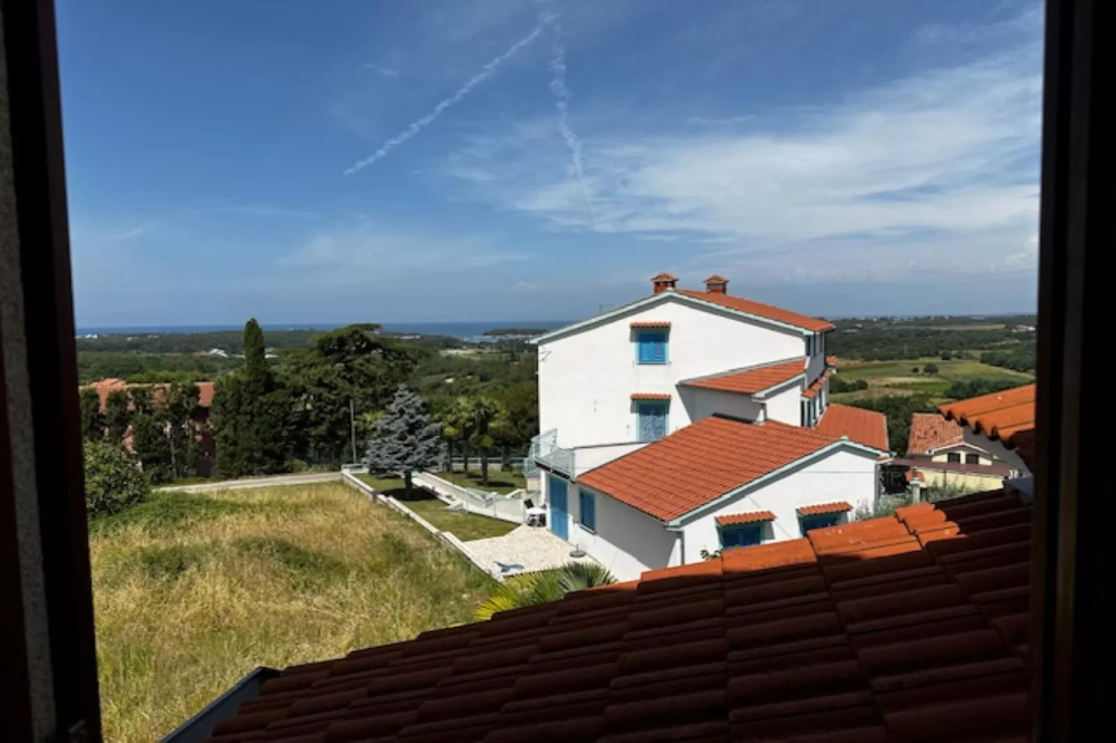 Apartment Branko II in Porec, Istria - View in summer
