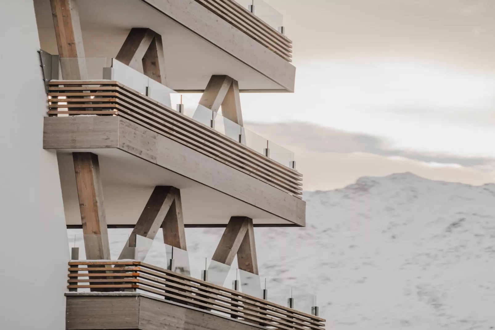 Résidence PLAN PEISEY Le Quartz -A74S-View in winter