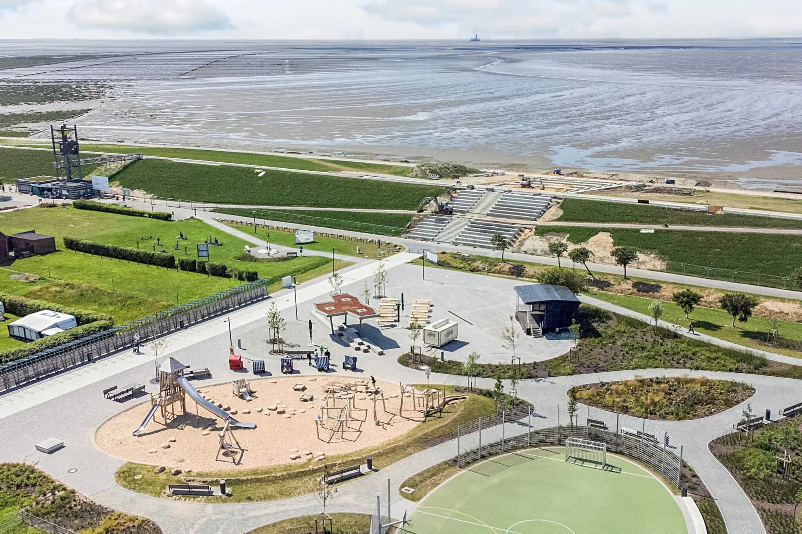 4 Sterne Ferienhaus in FRIEDRICHKOOG-Aussicht