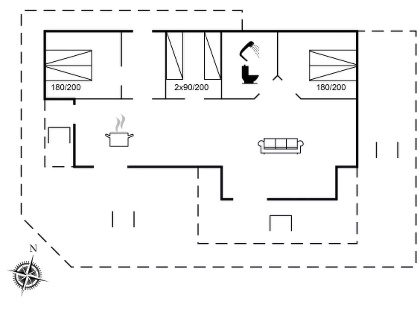 "Edvardsine" - 40m from the sea-Drinnen