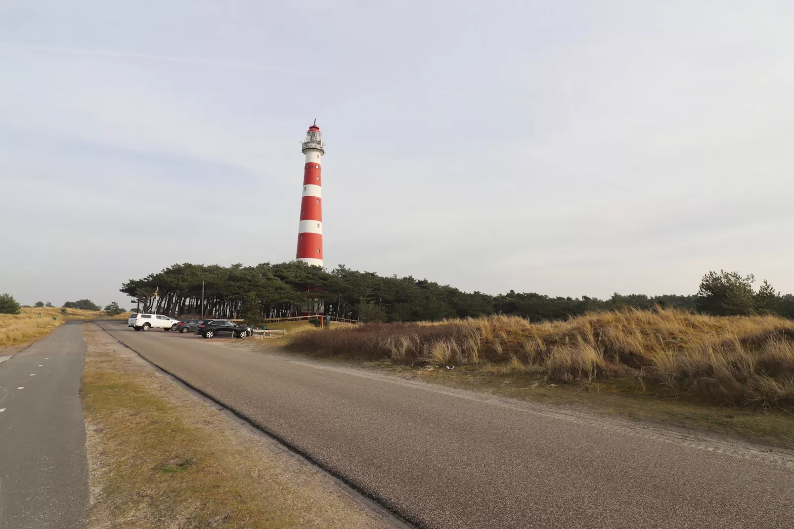 Duinchalet Ameland-Gebiet Winter 1 km