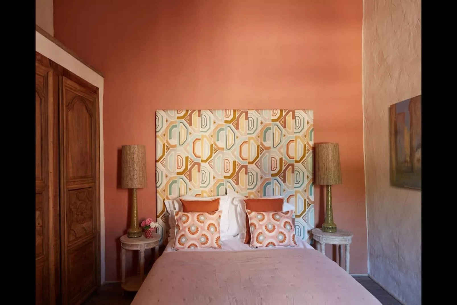 Villa de charme confort au milieu des vignes du Lubéron-Schlafzimmer