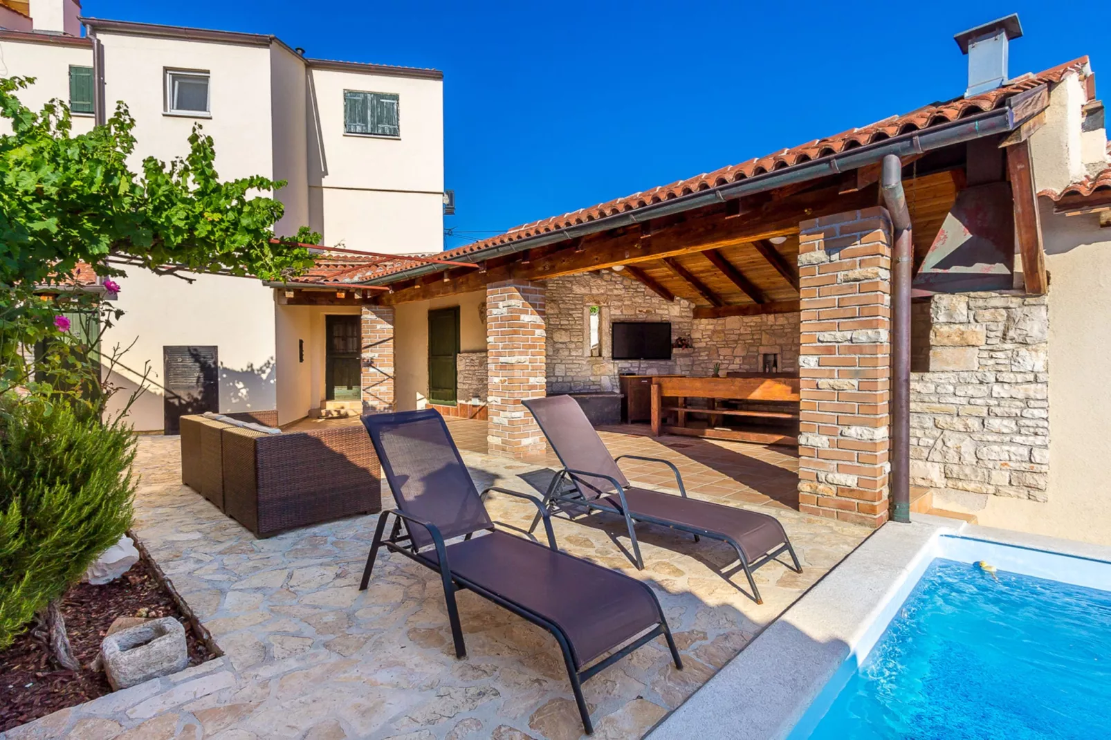 Villa Teresa-Terrasse/Balkon
