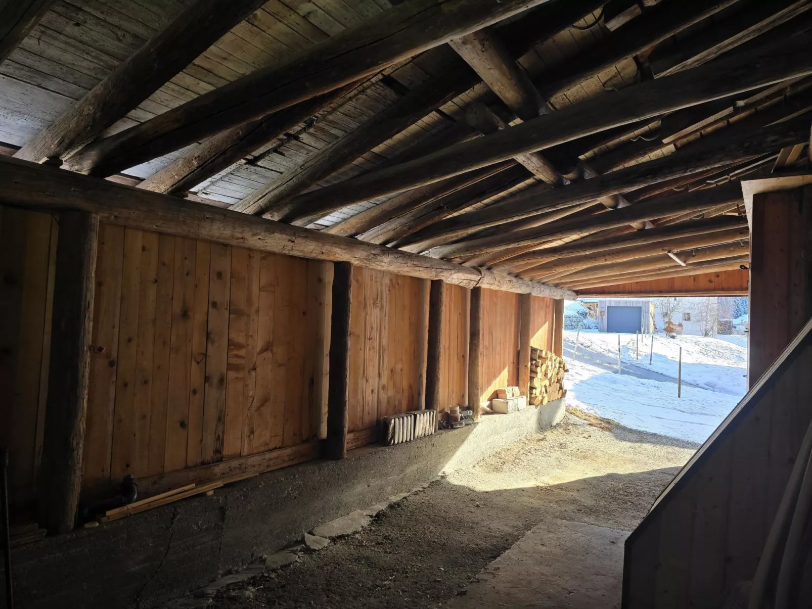 Maiensäss Crapera - Drinnen