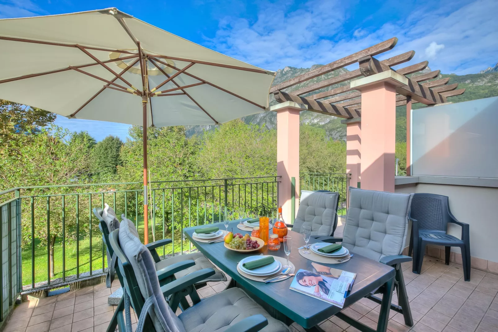 RESIDENCE PORTO LETIZIA - VILLAS-STUDIO 4 PAX VISTA LAGO PLUS 8213 - VSLP4 - Terrace balcony