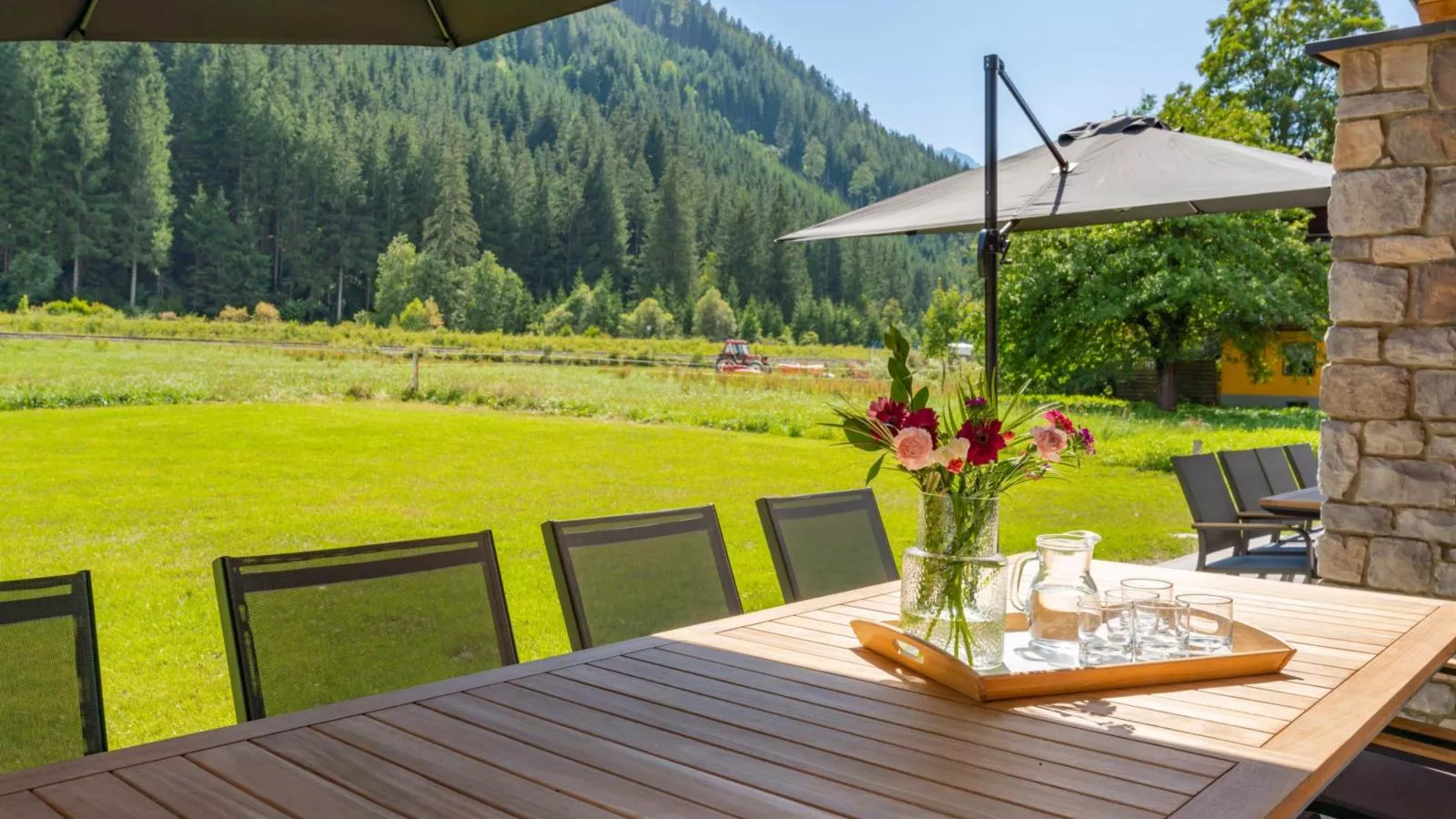 Tauernlodge Eben E4-Terrasse/Balkon