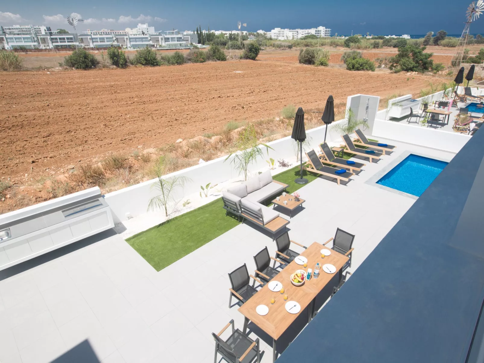 Protaras Vie Bleu Villa mit Pool, im Zentrum - Image-tags.info