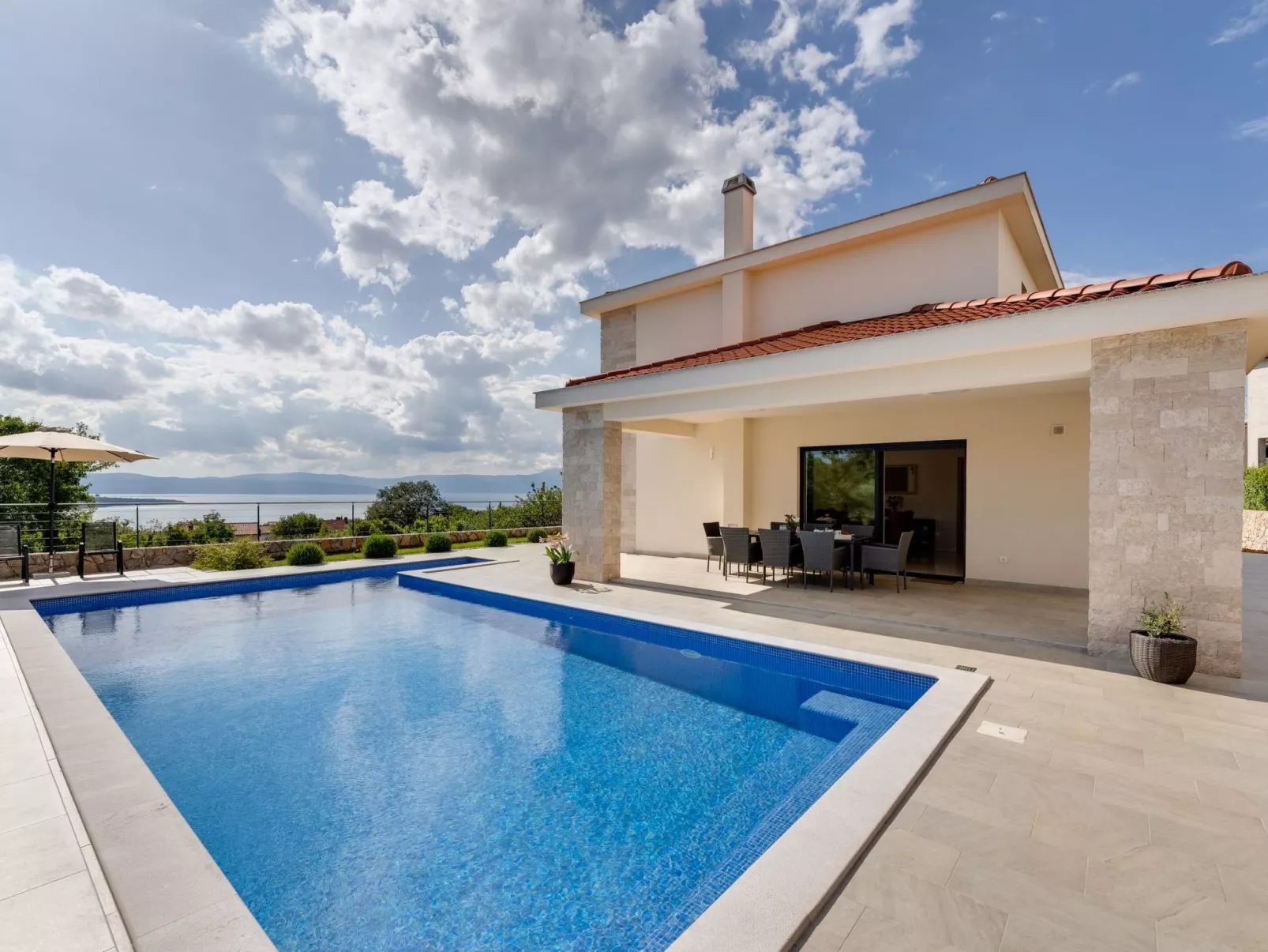Schone Villa mit Pool, Meerblick, Strand - Image-tags.info