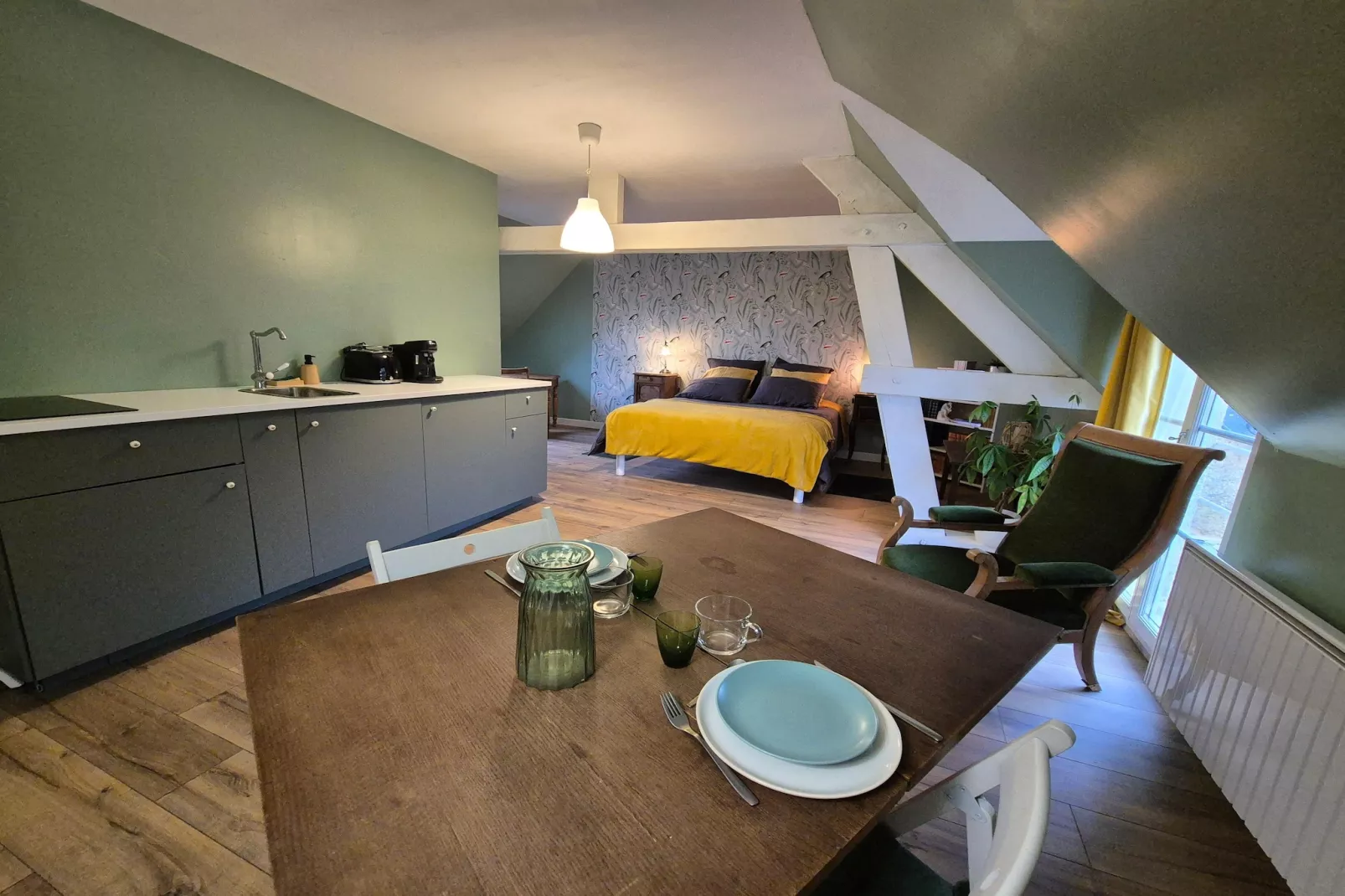 Studio au 1er étage - Schlafzimmer