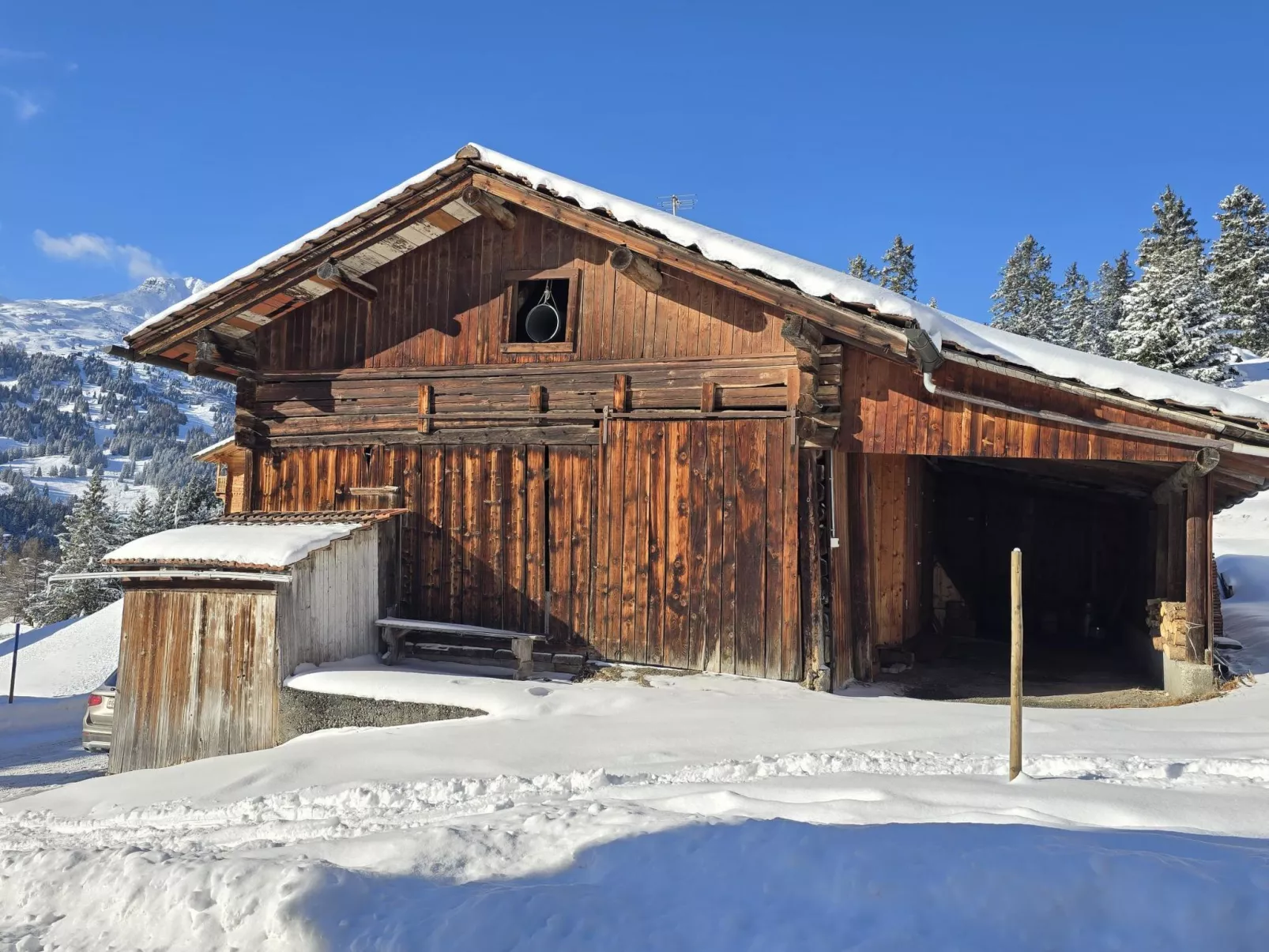 Maiensäss Crapera - Drinnen