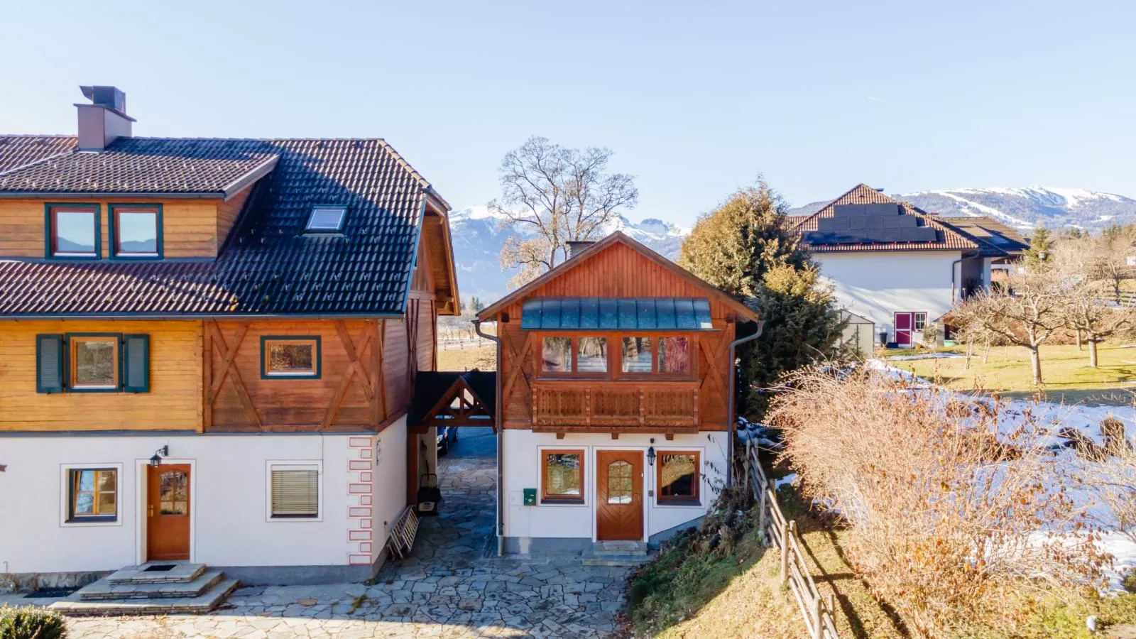 Zederhaus-Exterior in winter