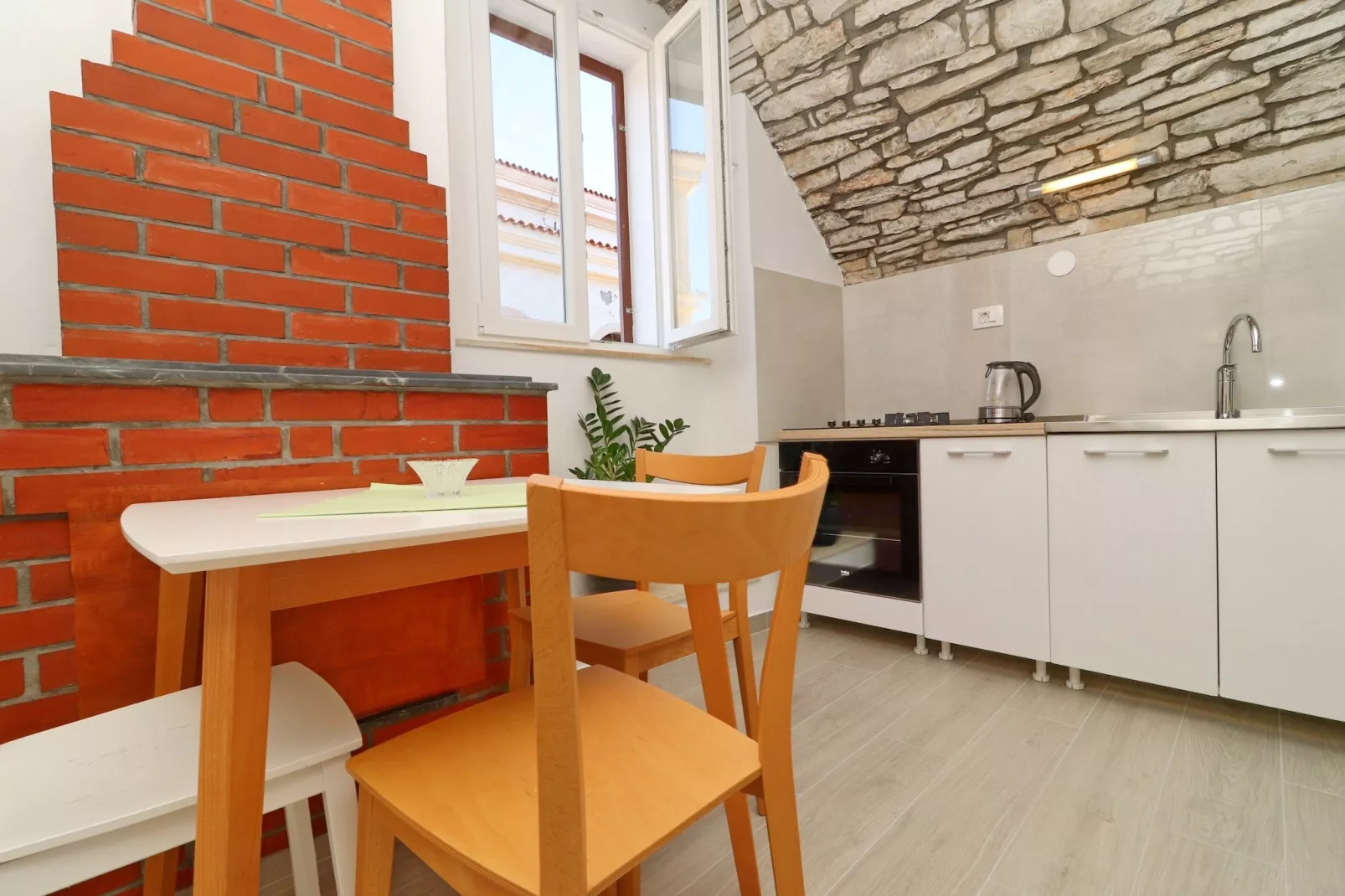 Studio Joković - Studio Apartment with Terrace and City View - Indoor