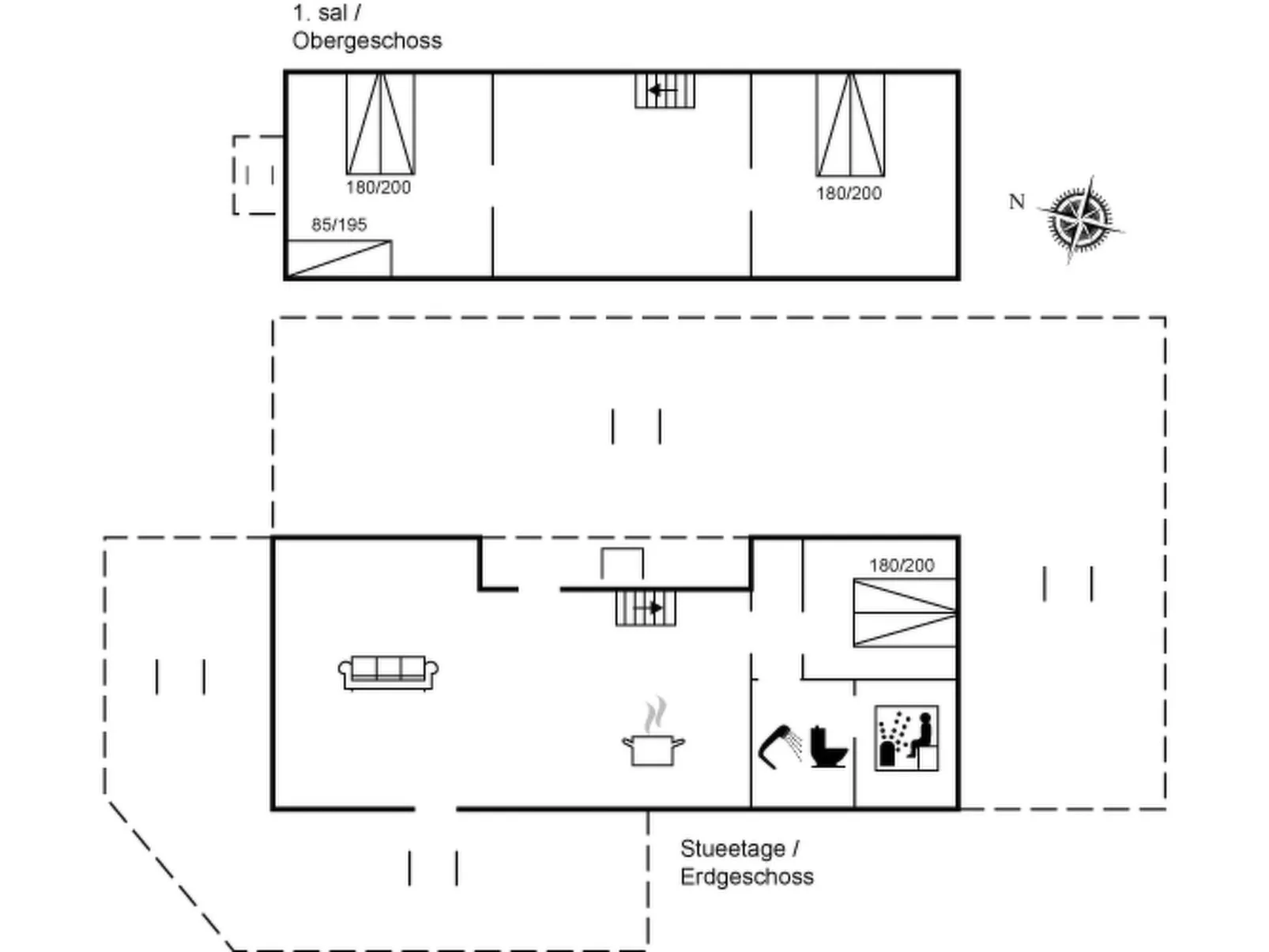 "Ina" - 210m from the sea-Drinnen