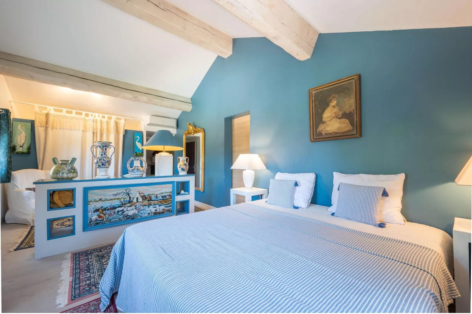 Grand Mas climatisé Arles-Schlafzimmer