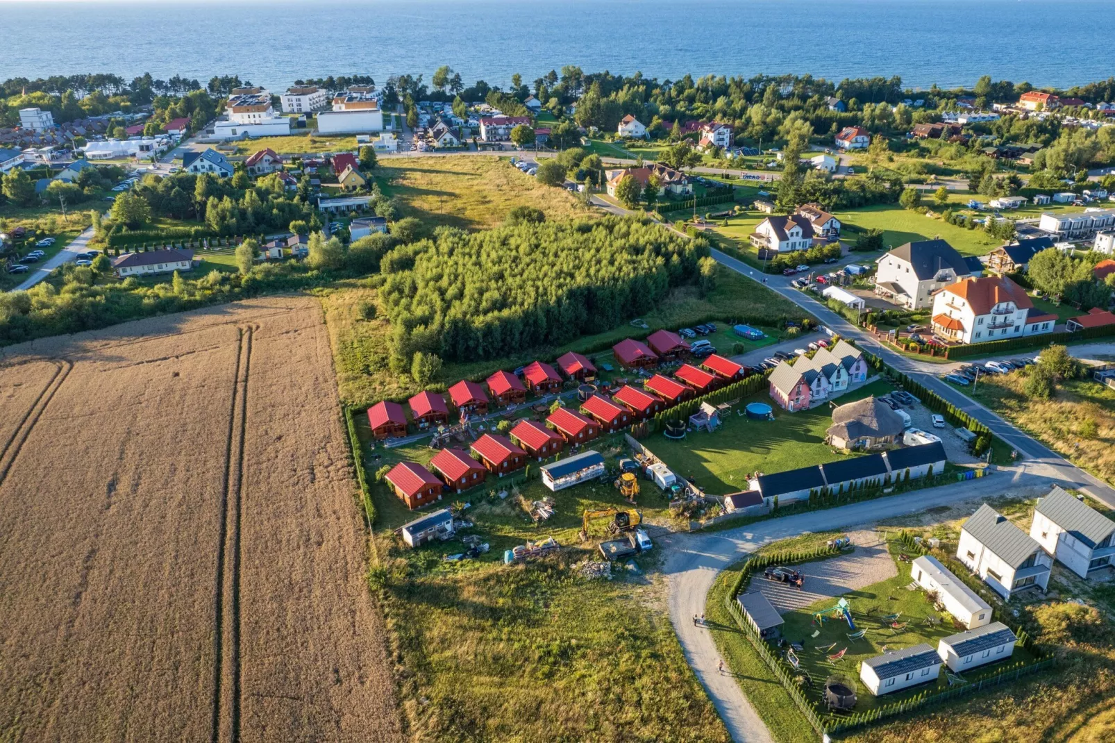 Parterowe domki wakacyjne dla 5 osób w Gąskach SPA w cenie pobytu - Outdoor