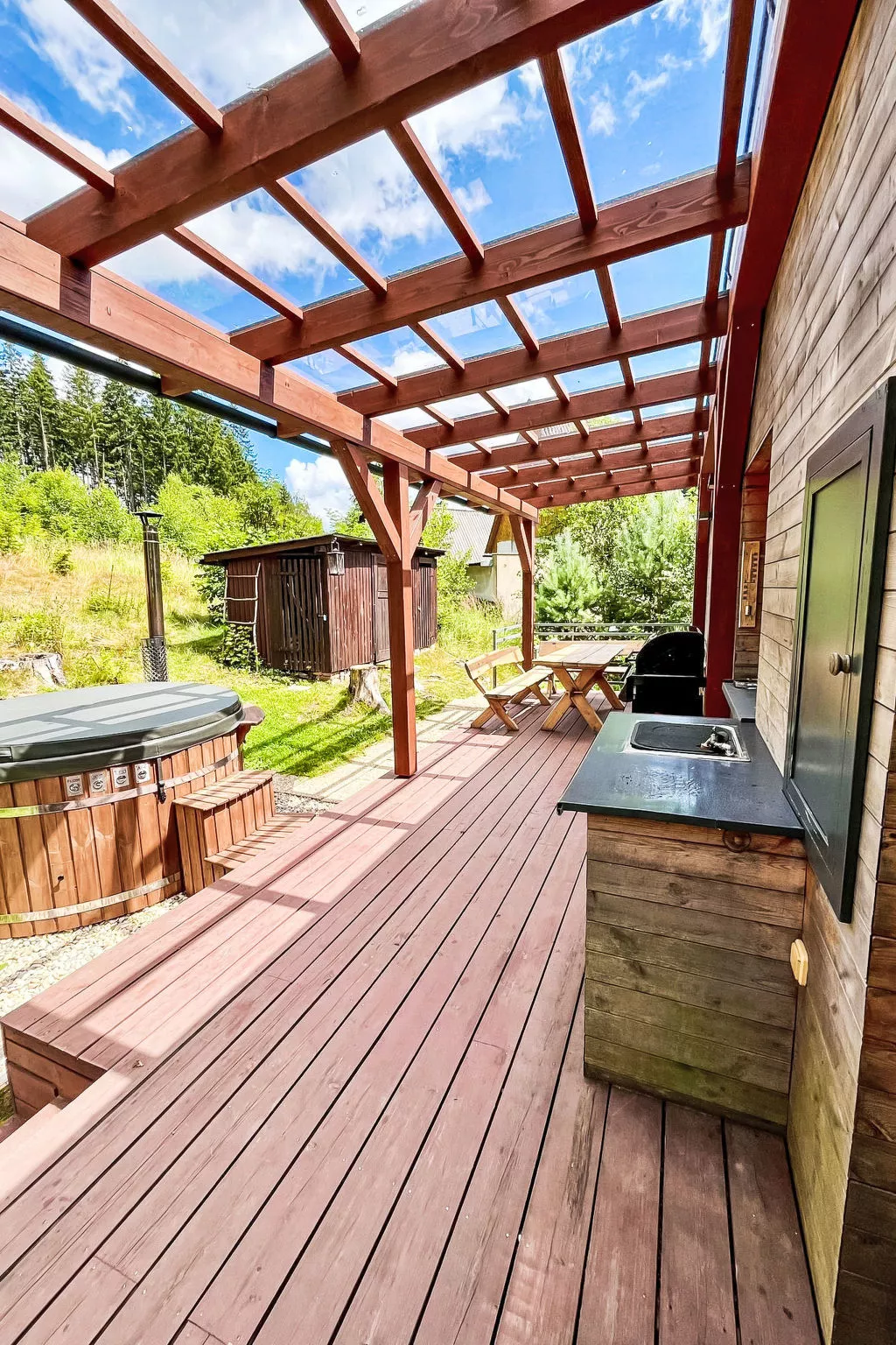 Peklo Hrádeček - Draußen