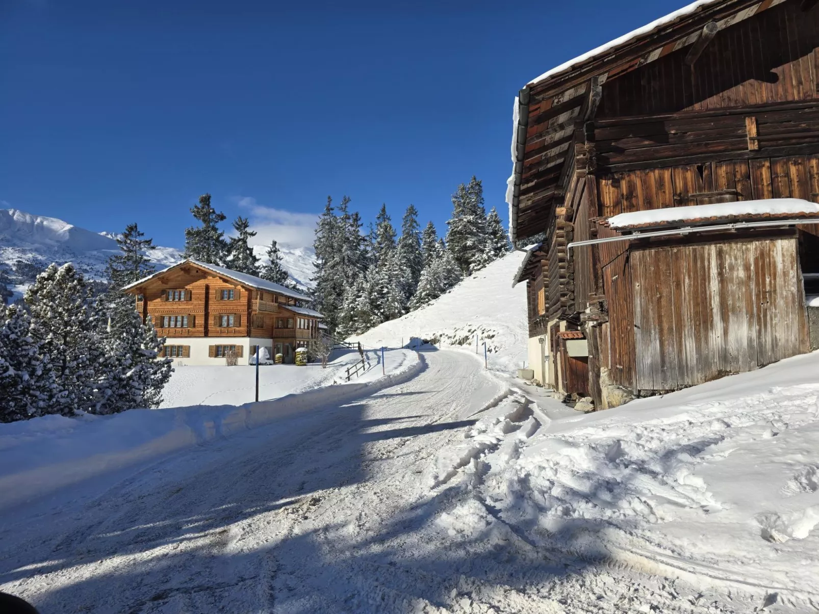 Maiensäss Crapera - Drinnen