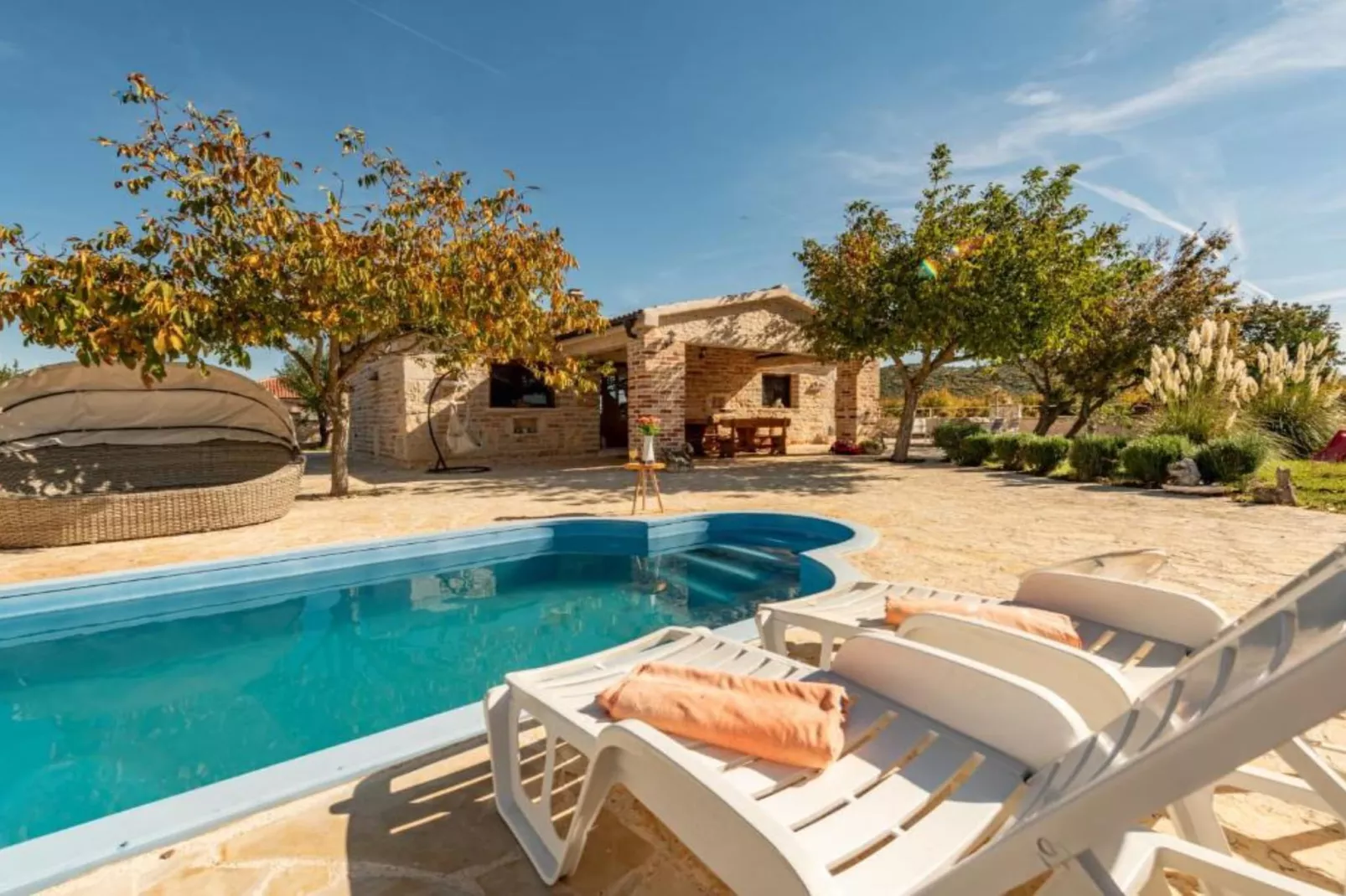 Holiday House Šimun - Three bedroom Holiday house with pool - Swimming pool