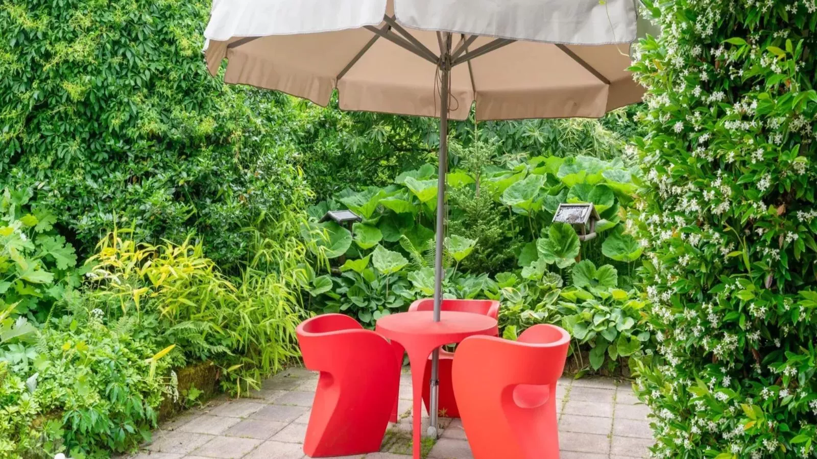 Wellnesshuisje Engelse Tuin-Jardins en été