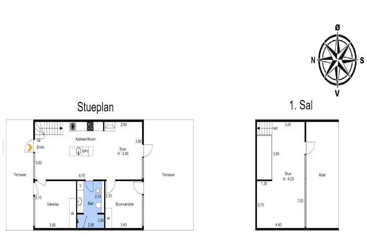 4 etoiles maison de vacances a Rømø-Plan