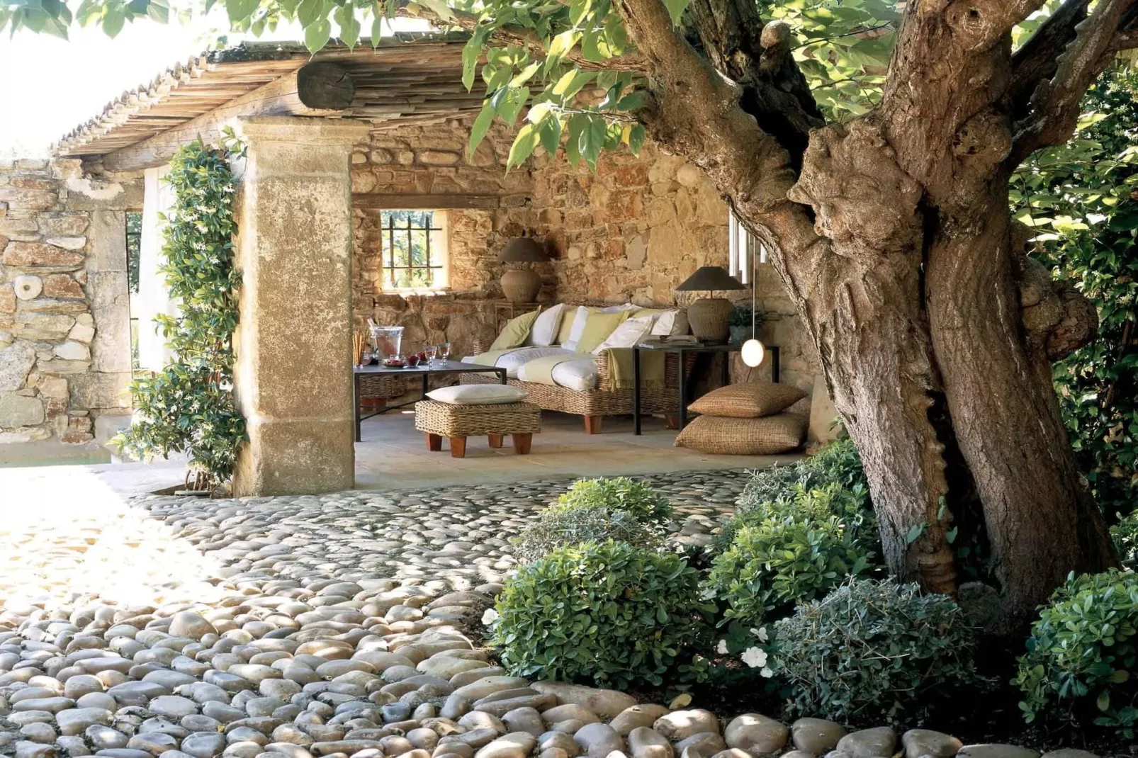 Villa Cépage - Villa De Luxe Au Coeur Du Lubéron-Terrasse/Balkon