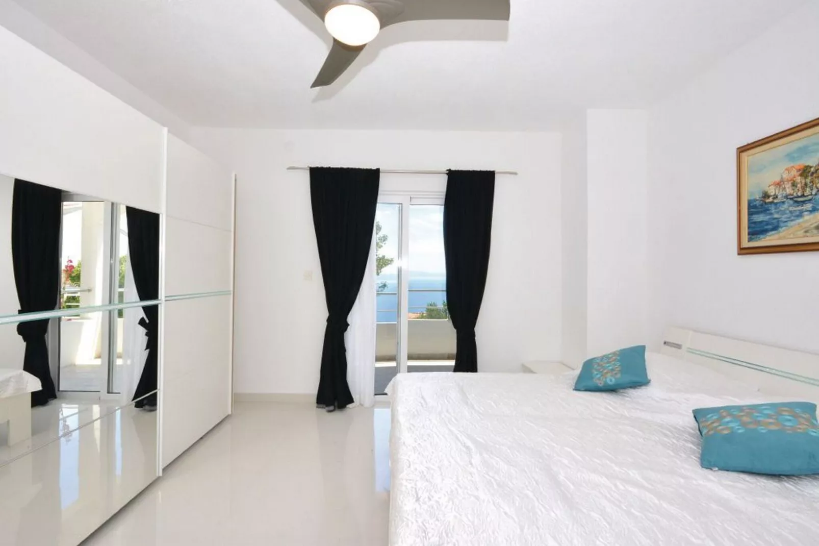 Villa Blanka - Six Bedroom Villa with Swimming Pool and Sea View-Schlafzimmer