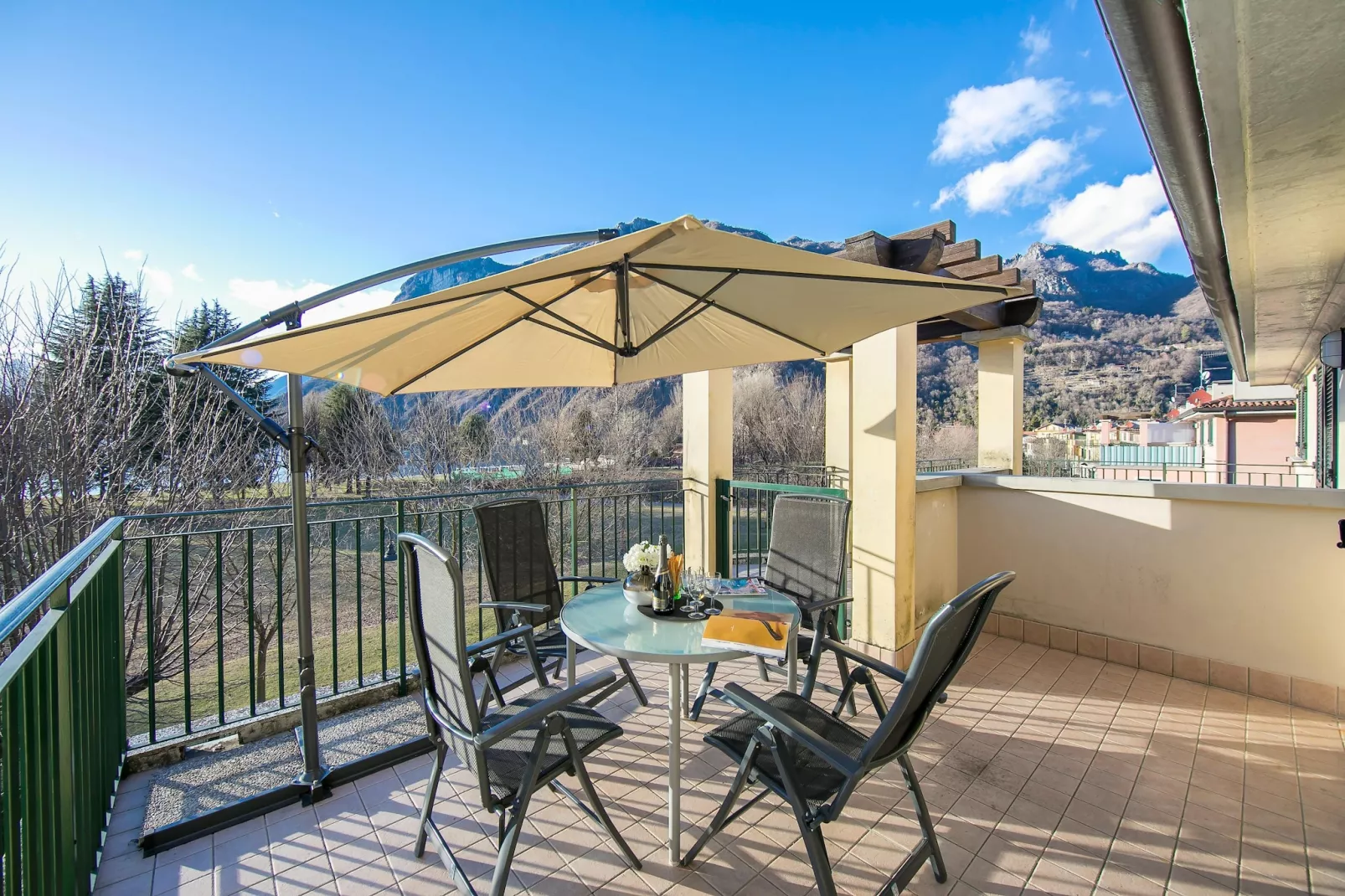 RESIDENCE PORTO LETIZIA - VILLAS-STUDIO 4 PAX VISTA LAGO PLUS 8213 - VSLP4 - Terrace balcony