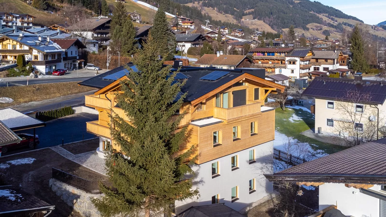 Haus Tauernblick Top 4-Außenbereich Winter