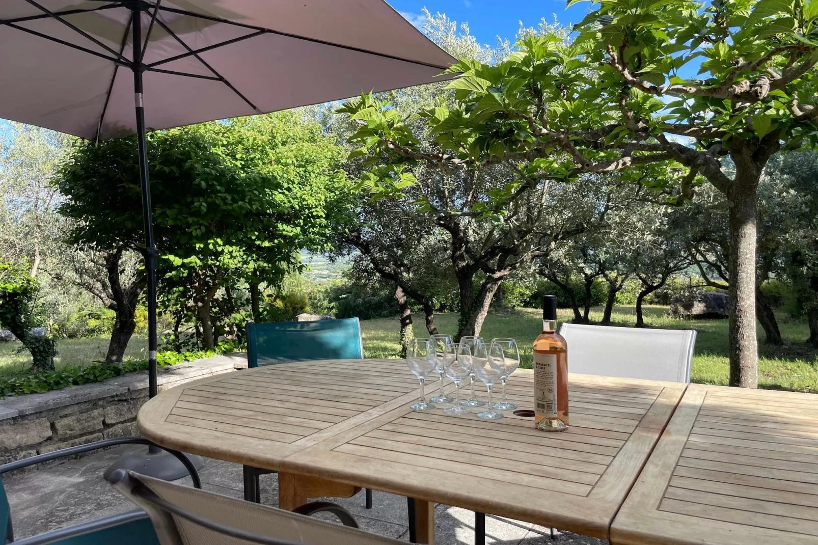 La Familiale - Maison provençale avec piscine et vue imprenable sur Gordes-Terrace balcony