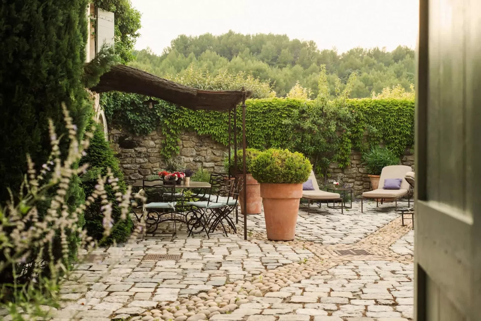 Villa Cépage - Villa De Luxe Au Coeur Du Lubéron-Terrasse/Balkon