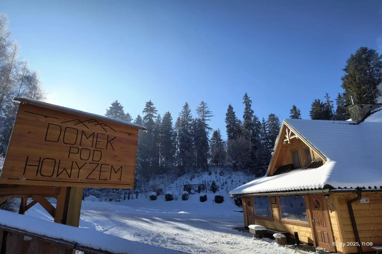 Domek pod Howyzem - Exterior in winter