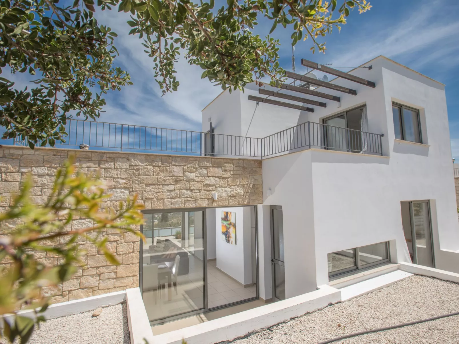 Villa mit Panoramablick auf das Meer von Latchi - Image-tags.info