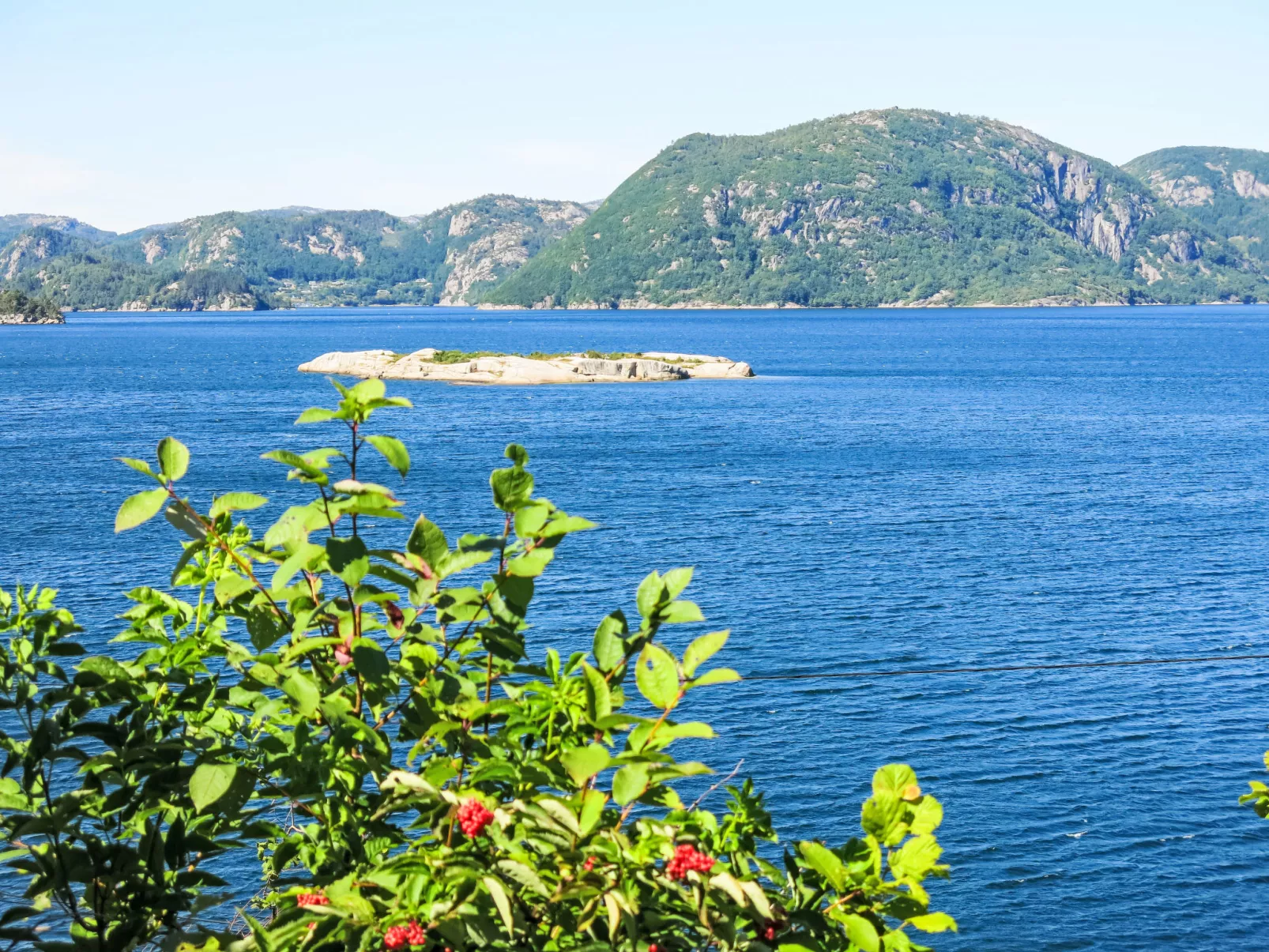 Åptafjorden - Draußen