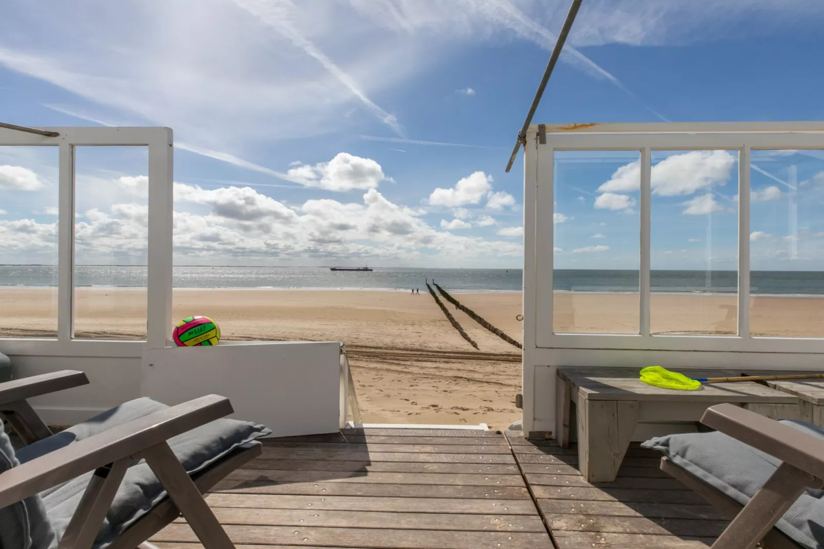 Strand Dishoek 345/346-Aussicht Sommer