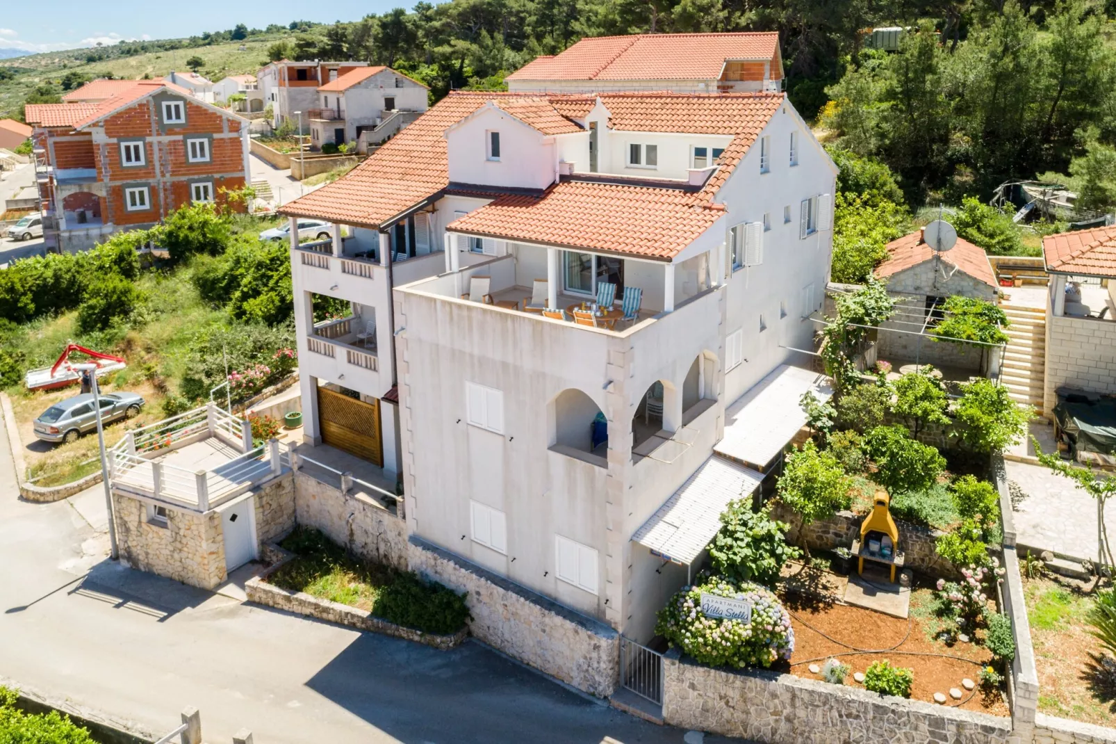 Sunset view apartment - One bedroom apartment with balcony and sea view-Outdoor