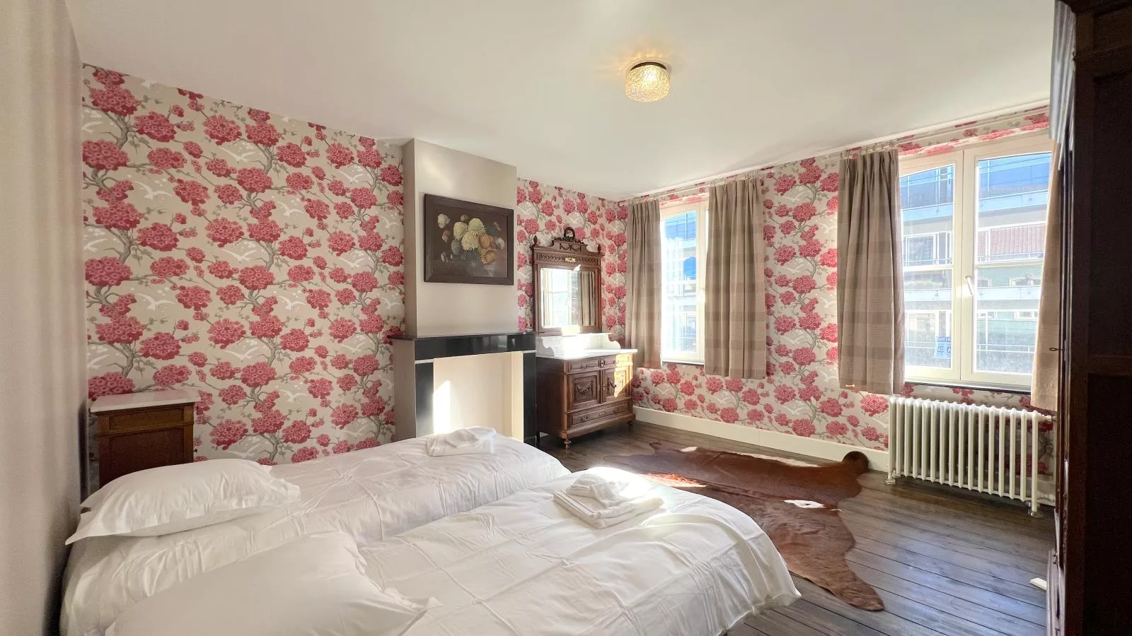 La Maison Bleue Ronse - Schlafzimmer