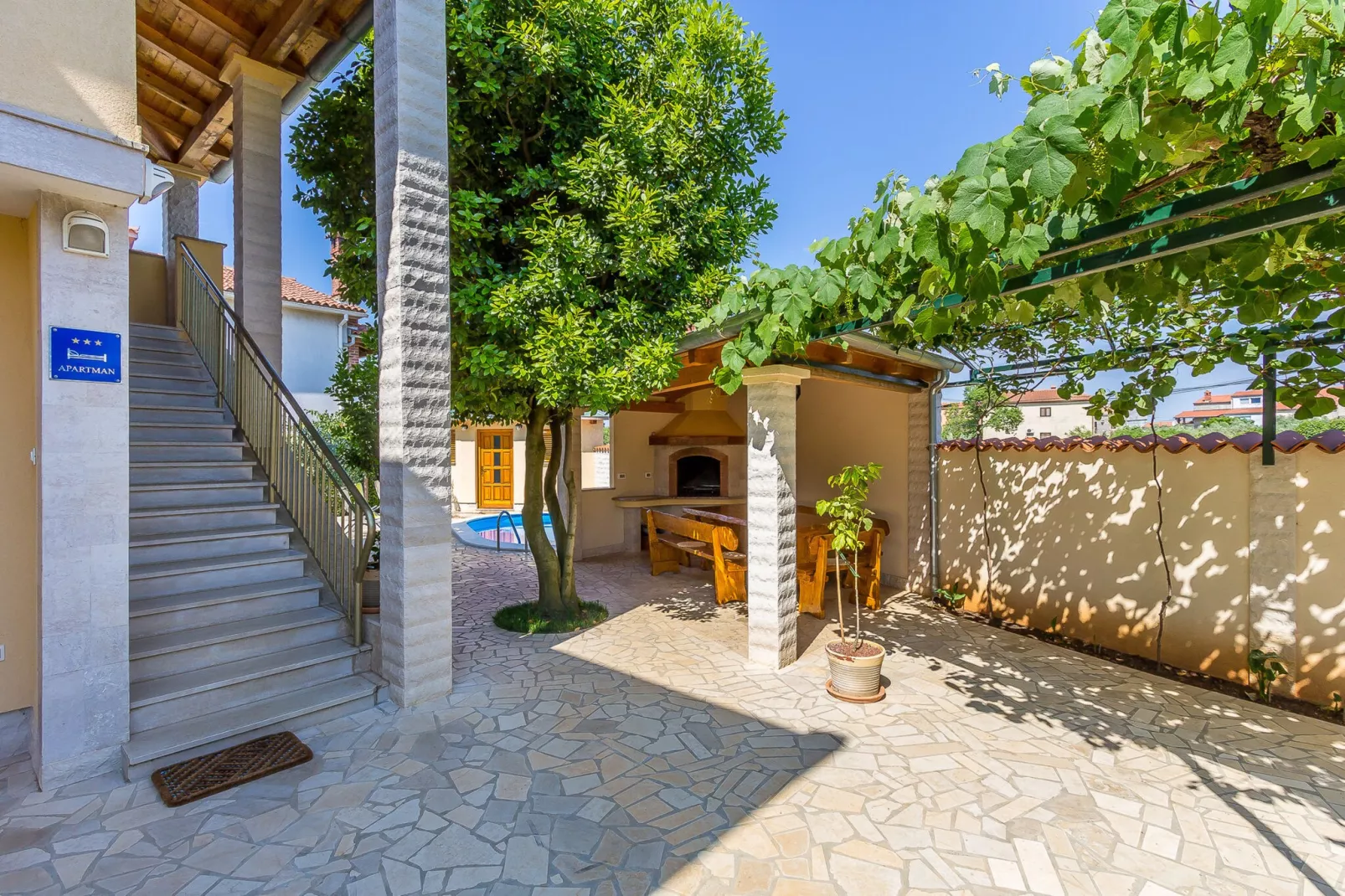 Villa Cera-Terrace balcony