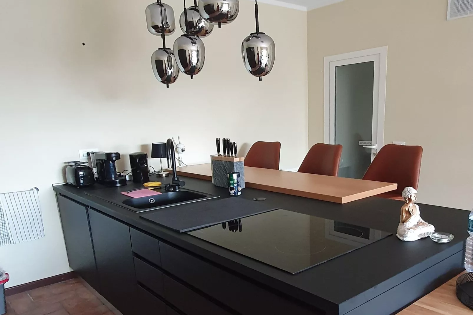 Apartment in einer charmanten Villa mit Meerblick Kreidl-Kitchen