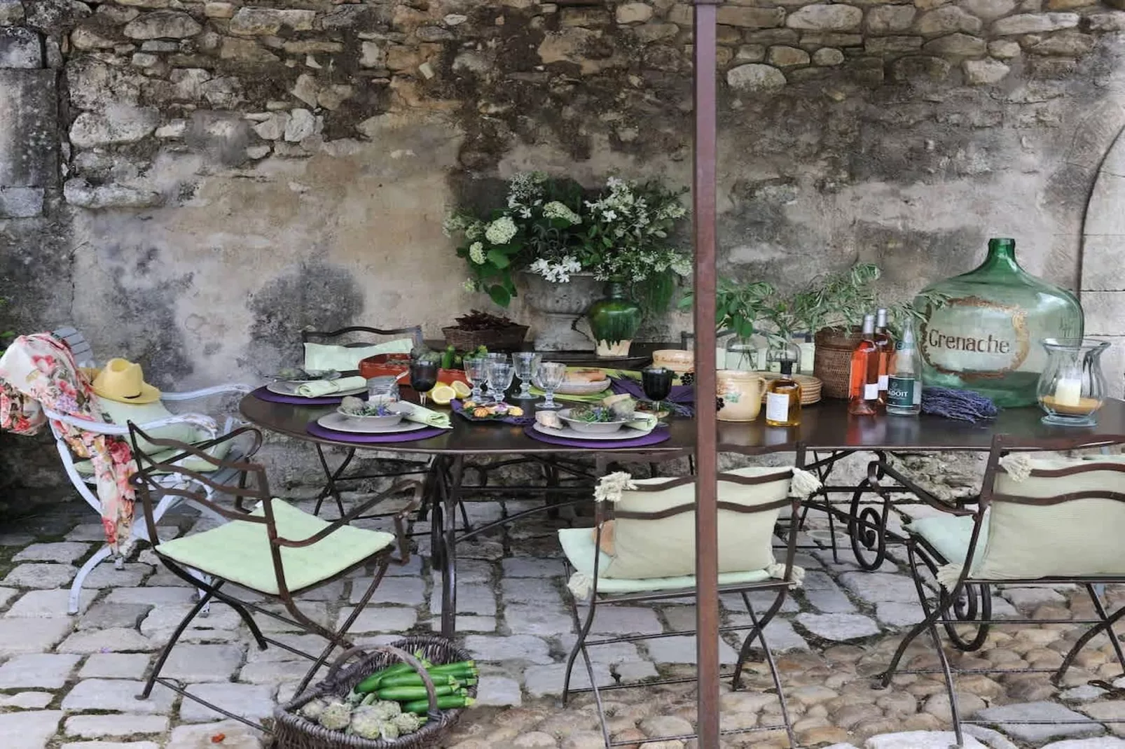 Villa Cépage - Villa De Luxe Au Coeur Du Lubéron-Terrasse/Balkon